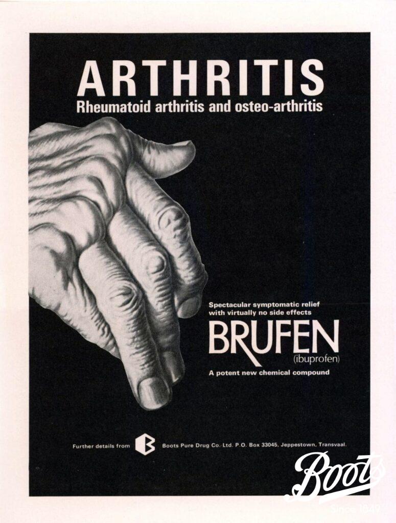 Brufen advertisement for the South African market, c1970.